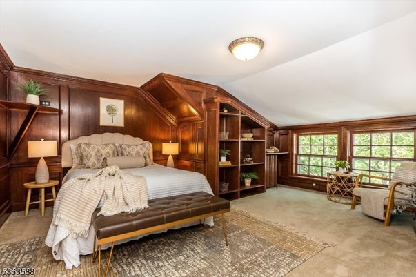 Bedroom, Interior, Wooden Walls