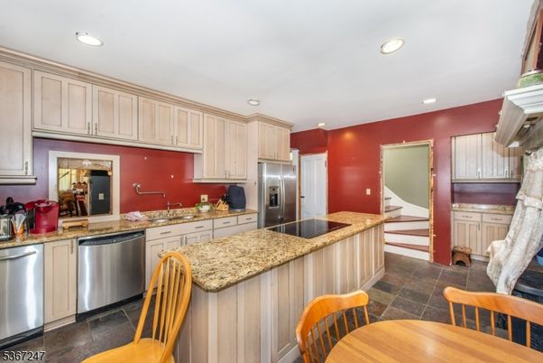 Interior, Kitchen, Recessed Lighting, Stainless Steel Appliances