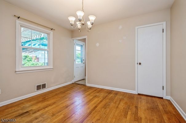 Chandelier, Empty room, Interior, Wood Texture Flooring