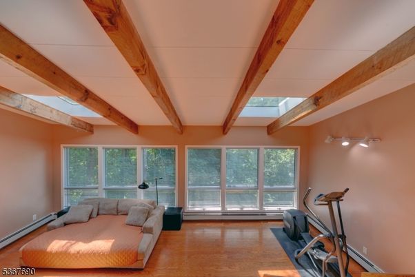 Interior, Wooden Beams, Wood Texture Flooring