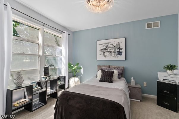 Bedroom, Chandelier, Interior