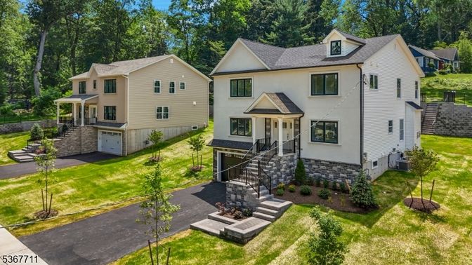 Attached, Backyard, Exterior, Facade, Farmhouse