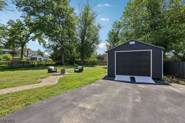 Backyard, Detached Garage, Exterior