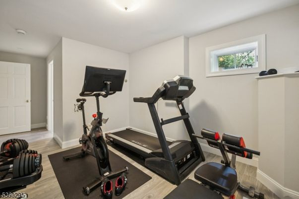 Fitness Equipment, Interior, Wood Texture Flooring