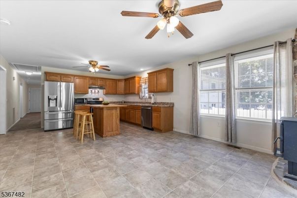 Interior, Kitchen, Recessed Lighting, Stainless Steel Appliances