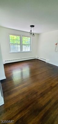 Empty room, Interior, Pendant Lights, Wood Texture Flooring
