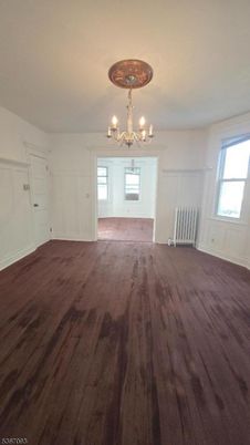 Chandelier, Empty room, Interior, Wood Texture Flooring