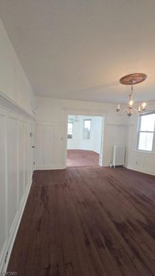Chandelier, Empty room, Interior, Wood Texture Flooring