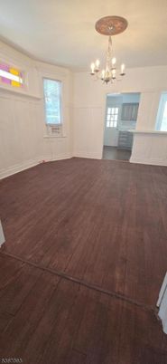 Chandelier, Empty room, Interior, Wood Texture Flooring