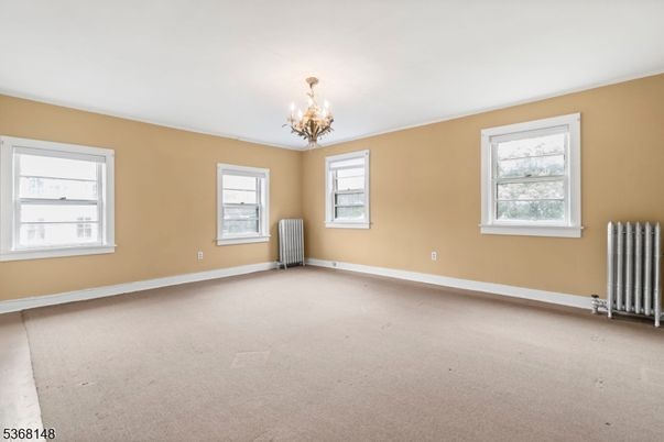 Chandelier, Empty room, Interior