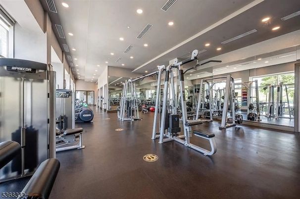 Fitness Equipment, Gym, Interior, Recessed Lighting
