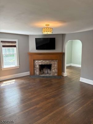 Empty room, Fireplace, Interior, Wood Texture Flooring