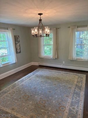 Chandelier, Empty room, Interior, Wood Texture Flooring
