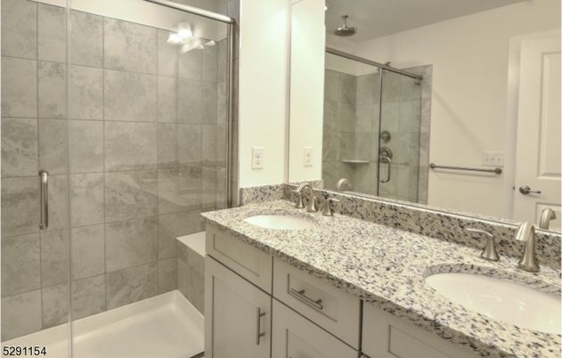 Bathroom, Dual Sink Vanities, Glass Shower, Interior
