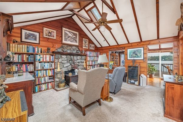 Fireplace, Interior, Wooden Beams, Wooden Walls