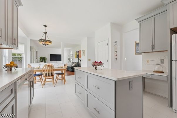 Dining room, Interior, Kitchen, Living room, Pendant Lights
