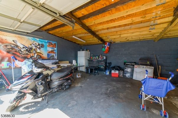 Garage, Interior, Stone Walls, Wooden Beams, Wooden Ceilings