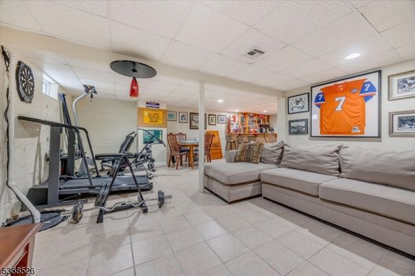 Fitness Equipment, Interior, Recessed Lighting