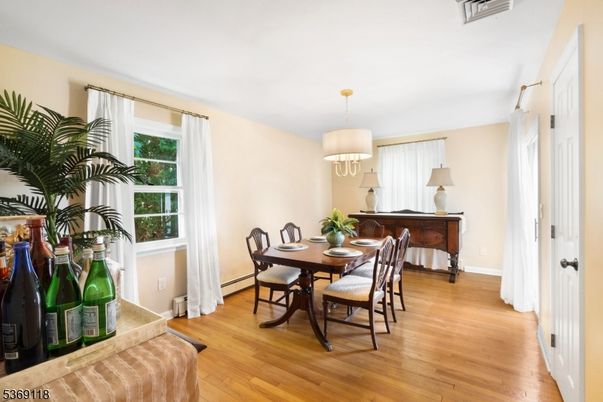Dining room, Interior, Wood Texture Flooring
