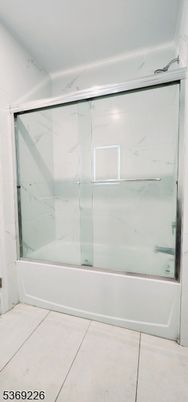 Bathroom, Glass Shower, Interior, Marble Walls