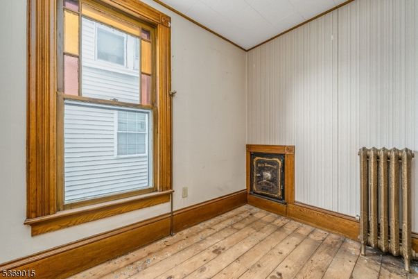 Empty room, Fireplace, Interior, Wood Texture Flooring