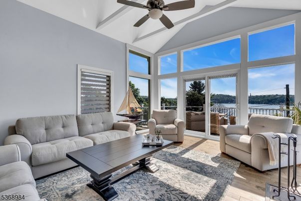 Interior, Living room, Sun Room, Water, Wood Texture Flooring