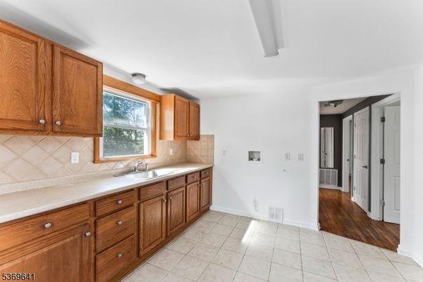 Interior, Kitchen, Wood Texture Flooring