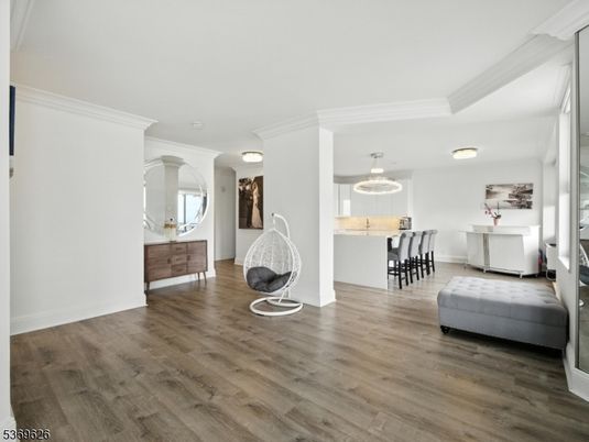 Chandelier, Interior, Kitchen, Wood Texture Flooring