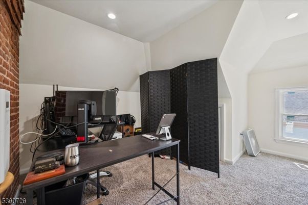 Home Office, Interior, Recessed Lighting