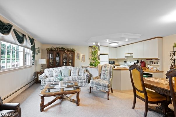 Dining room, Interior, Kitchen, Living room, Recessed Lighting