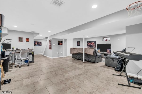 Fitness Equipment, Home Office, Interior, Recessed Lighting