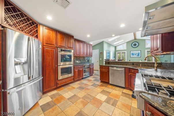 Interior, Kitchen, Recessed Lighting, Stainless Steel Appliances