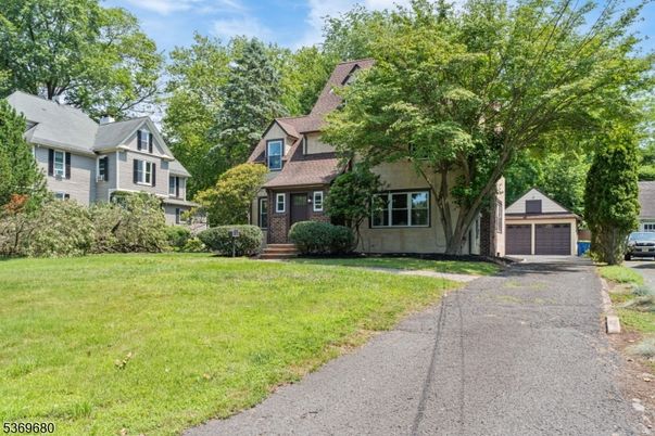 Backyard, Detached Garage, Exterior, Facade, Brick Facade, Tudor Revival