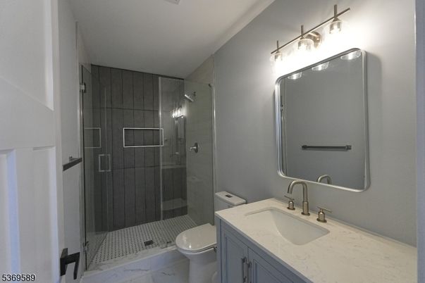 Bathroom, Glass Shower, Interior, Marble