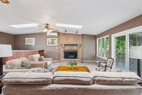 Fireplace, Interior, Living room, Stone Walls