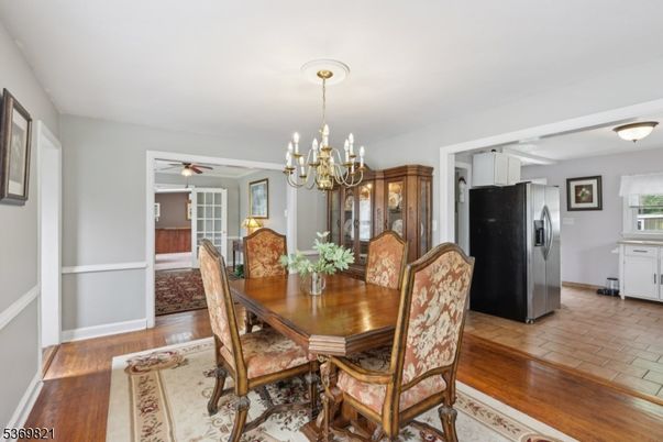 Chandelier, Dining room, Interior, Kitchen, Wood Texture Flooring