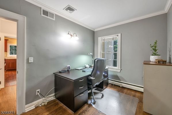 Home Office, Interior, Wood Texture Flooring