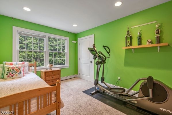 Bedroom, Fitness Equipment, Interior, Recessed Lighting