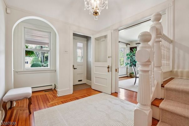 Chandelier, Interior, Wood Texture Flooring