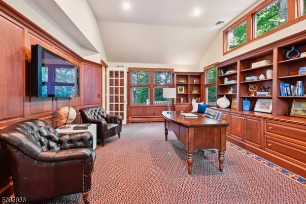 Home Office, Interior, Recessed Lighting