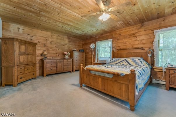 Bedroom, Interior, Wooden Ceilings, Wooden Walls