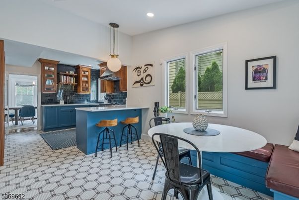 Dining room, Interior, Kitchen, Pendant Lights, Recessed Lighting