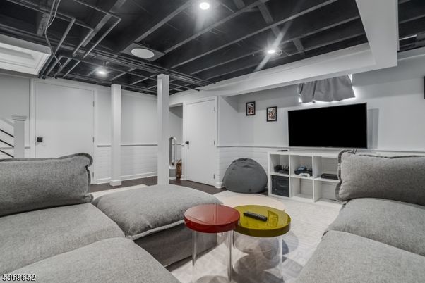 Interior, Living room, Recessed Lighting