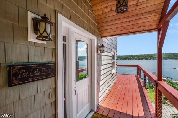 Exterior, Water, Wooden Ceilings, Wood Texture Flooring