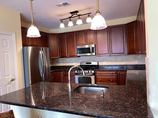 Interior, Kitchen, Pendant Lights, Stainless Steel Appliances