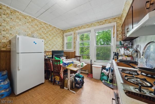 Interior, Kitchen, Wood Texture Flooring