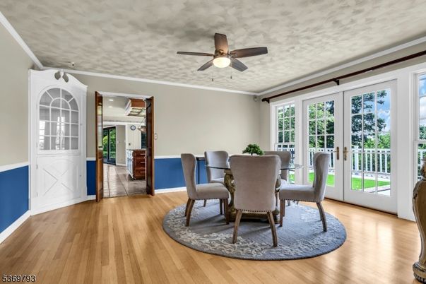 Dining room, Interior, Wood Texture Flooring