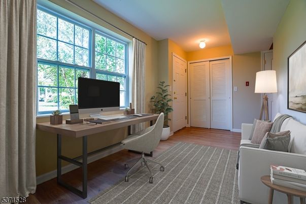 Home Office, Interior, Wood Texture Flooring