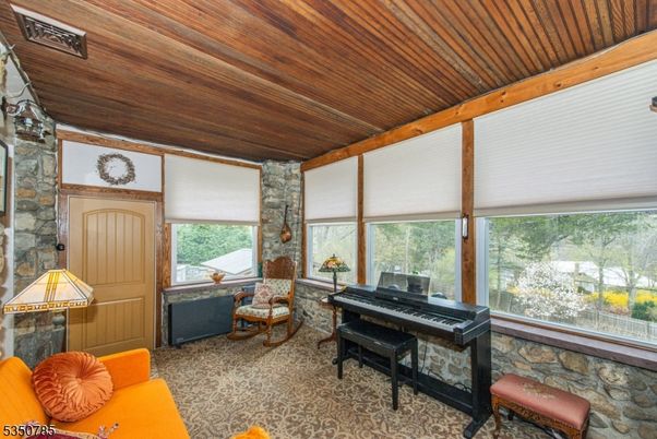 Interior, Piano, Stone Walls, Wooden Beams, Wooden Ceilings