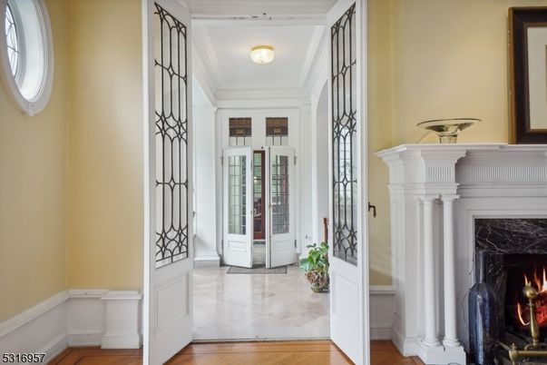 Fireplace, Interior, Marble, Wood Texture Flooring